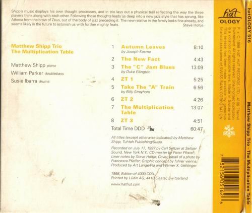 Matthew Shipp Trio - The Multiplication Table (1998)