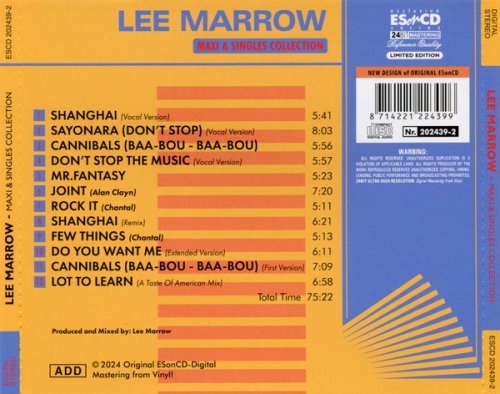 Lee Marrow - Maxi & Singles Collection (2024)