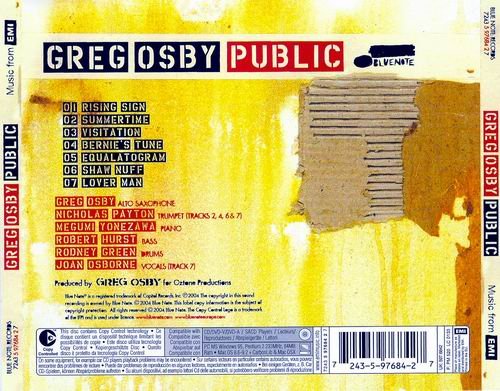 Greg Osby - Public (2004) 320 kbps+CD Rip