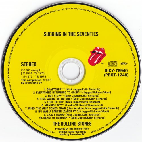 The Rolling Stones - Sucking In The Seventies (1981) [2019 Japanese Edition]