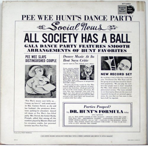 Pee Wee Hunt - Dance Party (1960) LP