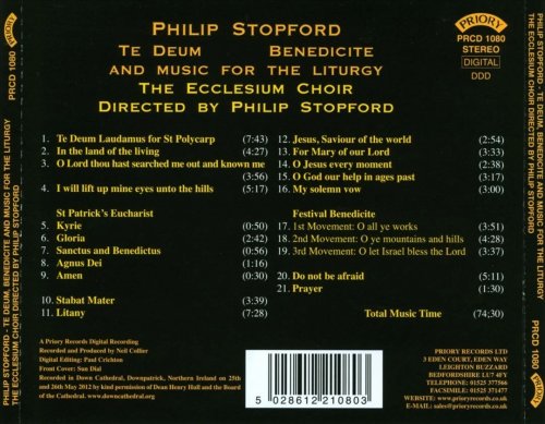 Tristan Russcher, The Ecclesium Choir, Philip Stopford - Stopford: Te Deum, Benedicite & Music for the Liturgy (2012)