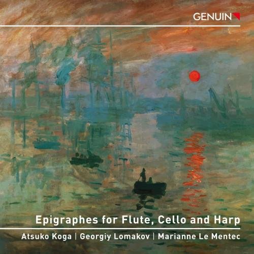 Atsuko Koga, Georgiy Lomakov, Marianne Le Mentec - Epigraphes for Flute, Cello and Harp (2025) [Hi-Res]