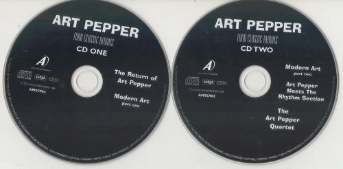 Art Pepper - Four Classic Albums (2CD, 2008)