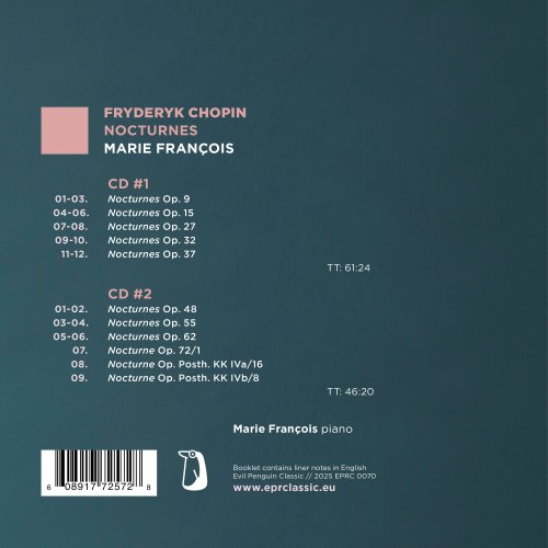 Marie François - Chopin: Nocturnes (2025) [Hi-Res] [Dolby Atmos]