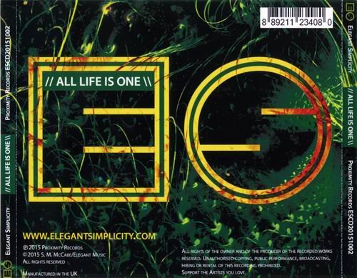 Elegant Simplicity - All Life Is One (2015) CD Rip