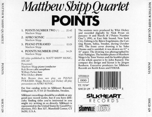 Matthew Shipp Quartet - Points (1991)