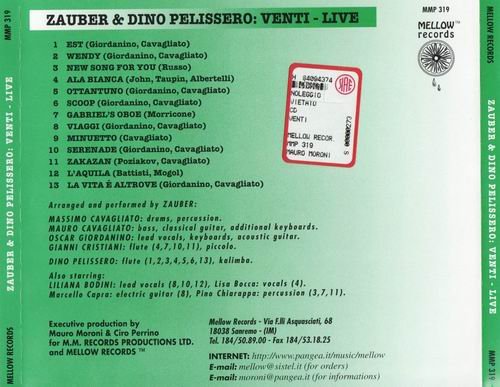 Zauber & Dino Pelissero - Venti - Live (1997)