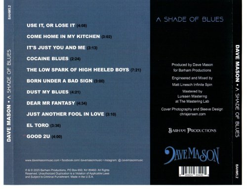 Dave Mason - A Shade of Blues (2025) CD-Rip