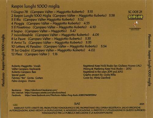 Plenilunio - Respiri Lunghi 1000 Miglia (2012)