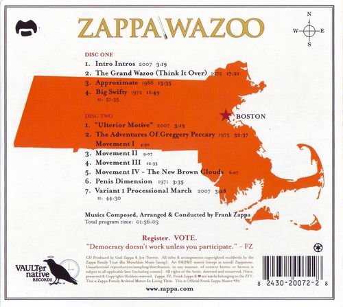 Frank Zappa - Wazoo (2007)