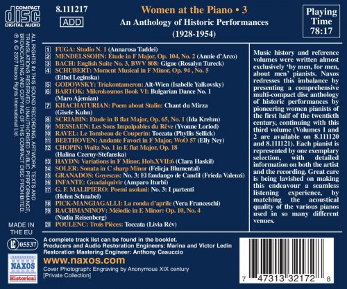 VA - Great Pianists: Women at the Piano vol.3 (2007)