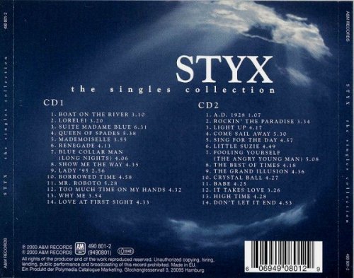 Styx - The Singles Collection (2000) [2CD]