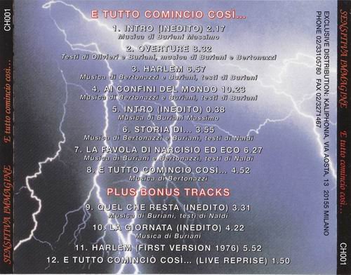 Sensitiva Immagine - E Tutto Comincio Cosi... (1991)