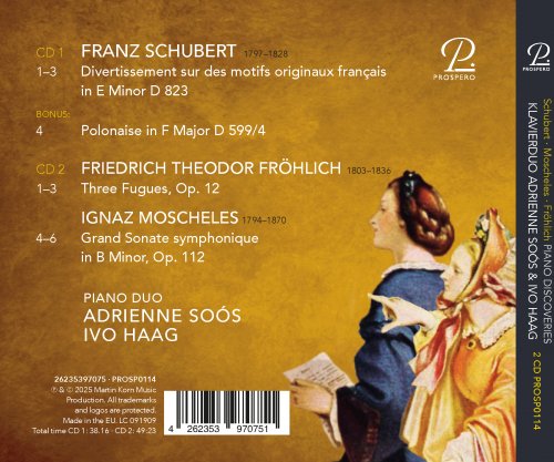 Piano Duo Soós-Haag - Piano Discoveries: Schubert, Fröhlich, Moscheles (2025) [Hi-Res]