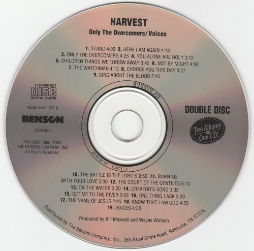 Harvest - Only the Overcomers / Voices (1988)