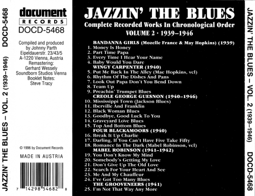 VA - Jazzin' The Blues, Vol. 2 (1939-1946) (1996)