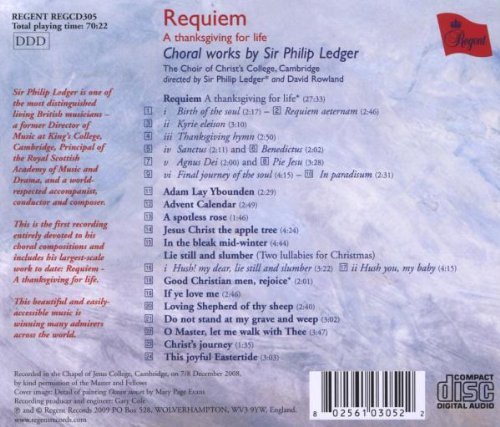 The Choir of Christ's College, Cambridge - Requiem, A Thanksgiving for Life (2009)