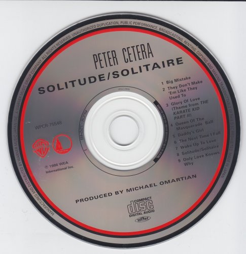 Peter Cetera - Solitude / Solitaire (1986) [2010 Forever Young Series]