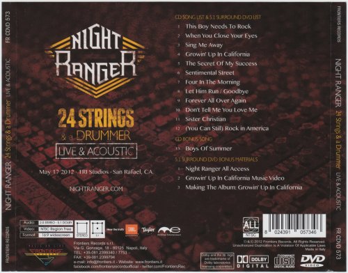 Night Ranger - 24 Strings & A Drummer: Live & Acoustic (2012)
