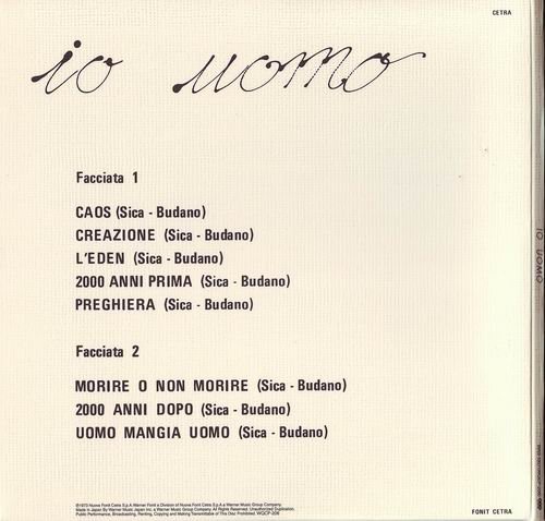 Ricordi D'Infanzia - Io Uomo (1973)