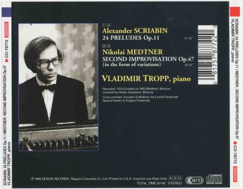 Vladimir Tropp - Scriabin / Medtner (1996)