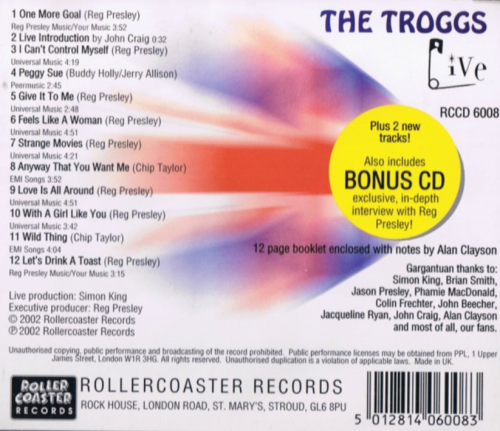The Troggs - The Troggs Live (2002)