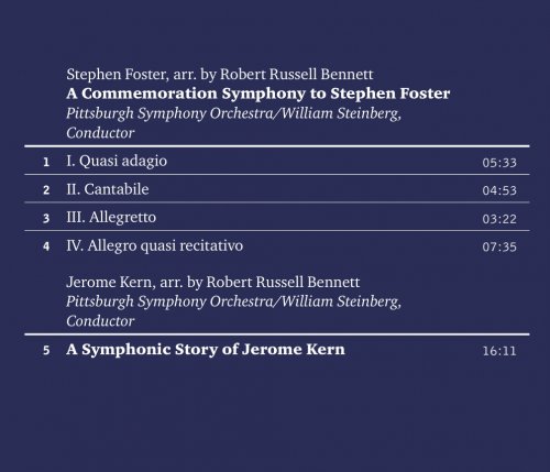 William Steinberg - Bennett: A Commemoration Symphony to Stephen Foster & A Symphonic Story of Jerome Kern (1960) [2013] Hi-Res