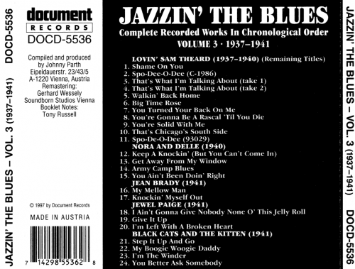 VA - Jazzin' The Blues, Vol. 3 (1937-1941) (1997)