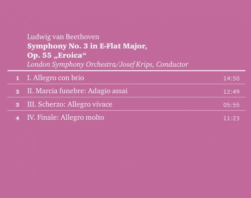 Josef Krips - Beethoven: Symphony No. 3 (1960) [2013] Hi-Res