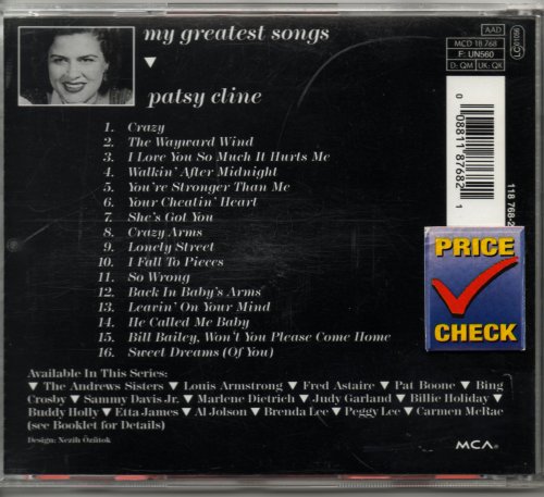 Patsy Cline - My Greatest Songs (1992)