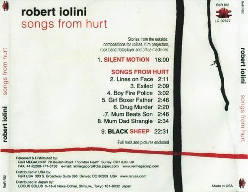 Robert Iolini - Songs From Hurt (2005)