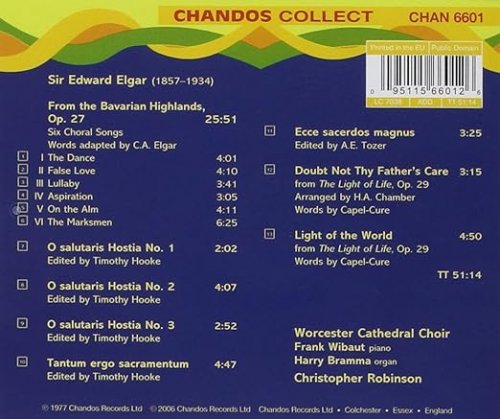 Worcester Cathedral Choir - Elgar: From the Bavarian Highlands & Other Choral Works (2003)
