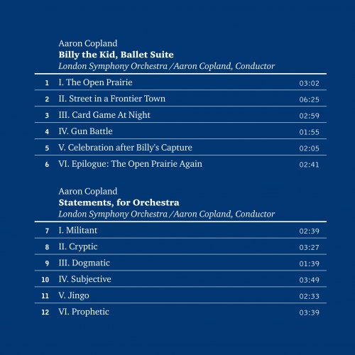 Aaron Copland - Copland: Billy The Kid & Statements for Orchestra (1958) [2013] Hi-Res