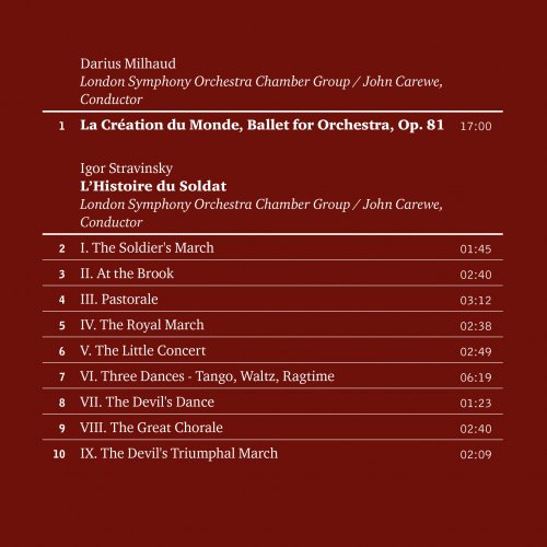 John Carewe - Milhaud: La Création du Monde / Stravinsky: L’Histoire du Soldat (1958) [2013] Hi-Res