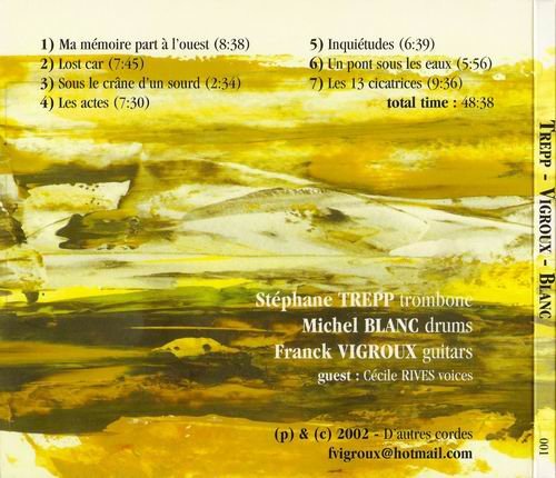 Stephane Trepp, Franck Vigroux, Michel Blanc - Les 13 Cicatrices (2002)
