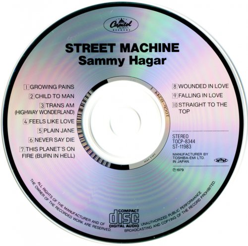 Sammy Hagar - Street Machine (1979) [1994 Japanese Edition]