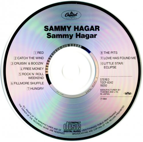 Sammy Hagar - Sammy Hagar (1977) [1994 Japanese Edition]