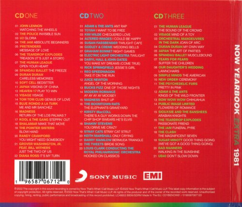 VA - Now Yearbook '81 Extra (2022) [3CD]