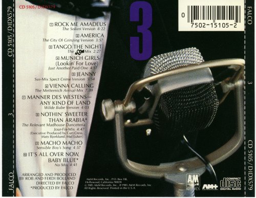 Falco - 3 (US Version) (1985) CD-Rip