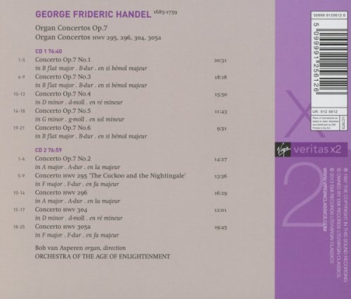 Bob van Asperen, Orchestra Of The Age Of Enlightenment - Handel: Organ Concertos Op. 7 (2013) CD-Rip