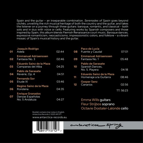 Emma Wills, Fleur Strijbos, Octavie Dostaler-Lalonde - Serenades of Spain (2025) [Hi-Res]