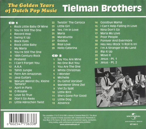 The Tielman Brothers - The Golden Years Of Dutch Pop Music (A&B Sides) (2016)