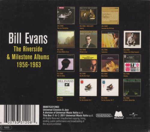 Bill Evans - The Riverside & Milestone Albums 1956-1963 (2011) [15CD Box Set]