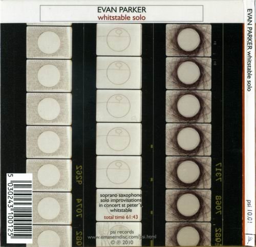 Evan Parker - Whitstable Solo (2010)