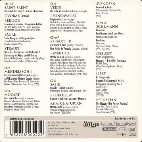 VA - Masquerade: Carnival in Classical Music (2012) [10CD Box Set]