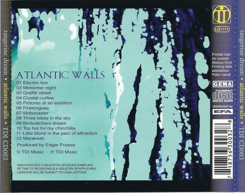 Tangerine Dream - Atlantic Walls (1998)