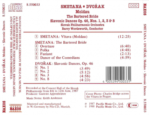 Slovak Philharmonic, Barry Wordsworth - Smetana, Dvořák: Slavonic Festival (1988)