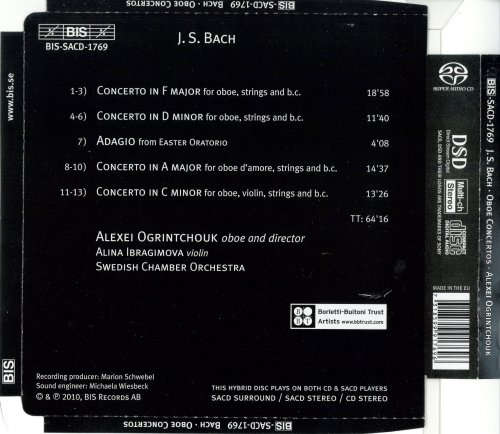 Alexei Ogrintchouk, Swedish Chamber Orchestra - J.S. Bach: Oboe Concertos (2010) CD-Rip