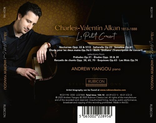 Andrew Yiangou - Alkan: Le Petit Concert (2025) [Hi-Res]